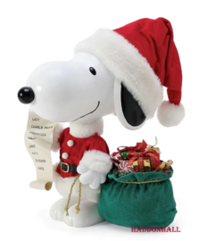 Snoopy Santa H30cm Possible Dreams by D56 6010196, retired, laatste 4 exemplaren