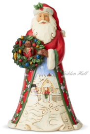 Event Exclusive - Santa With Wreath - Jim Shore 6005247 retired *