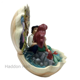 Ariel Shell figurine  21 cm hoog Jim Shore 6005956 Disney Traditions ,  retired *