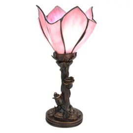 6232 * Tafellamp Uplight H32 Ø17cm Lotus Pink