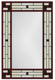 7862 * Spiegel Tiffany 80x55cm Art Deco