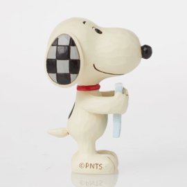 Snoopy with Love Sign Mini Figurine H8cm Jim Shore 6016260, op voorraad