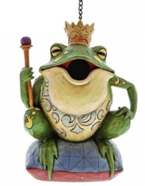 Frog Prince Birdhouse H22cm  Jim Shore Vogelhuis 6001444 retired *