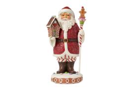 Gingerbread Santa with Staff * H25cm Jim Shore 6015410
