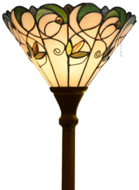 T095S-5495 Vloerlamp Uplicht met Tiffany kap Ø30cm "Jamelia"