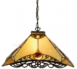 5313 97 *Hanglamp Tiffany 35x35cm  Amber