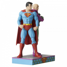 Superman and Lex Luthor Figurine H22,5cm Jim Shore 6005981 Superaanbieding retired *