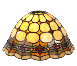 8828 *Tafellamp Tiffany H38cm Ø26cm Victoria