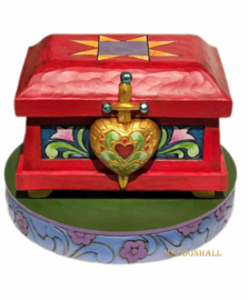 Snow White - Evil Queen's Trinket Box + BASE COLOR Ø16cm Jim Shore 6015024 * retired