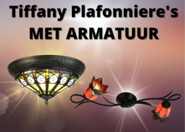 Plafonniere's met armatuur