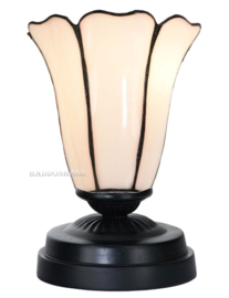 8189 * Tafellamp Uplight H20cm met Tiffany kap Ø15cm Liseron Akkerwinde
