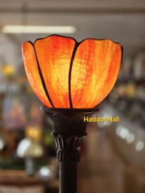8205  Vloerlamp H176cm  met 2 Tiffany kappen Ø17cmTulipa