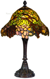 789 * Tafellamp Tiffany H48cm Ø30cm Wineyard