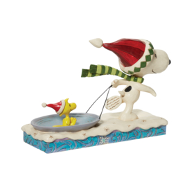 Gliding in to the Holidays  Snoopy & Woodstock *  H 13 cm Jim Shore 6013044 retired peanuts