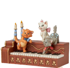Aristocats Kittens on Piano "Paws at Play" H13cm Jim Shore 6016349