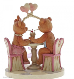 Sharing Sweet Times - Button & Pinky Sharing Ice Cream H13cm Jim Shore 6005126 retired *