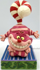 Cheshire Cat wit Candy Cane Tale - Jim Shore 6008984
