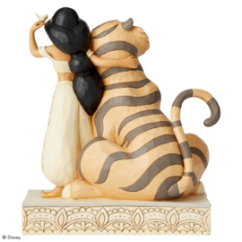 Jasmine and Rajah  White Woodland  H19cm Jim Shore 6002817 retired * 