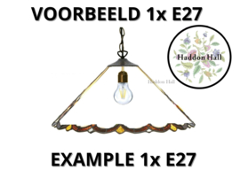 8435 Hanglamp Tiffany Ø50cm Styled Flower