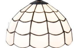5936 * Tafellamp Tiffany H41cm Ø25cm Art Deco Paris