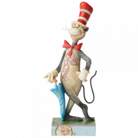 The Cat in the Hat with Umbrella Figurine H16,5cm Dr. Seuss by Jim Shore 6006239 retired