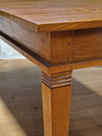 Tafel Salontafel 100x100cm H49cm Massief teakhout