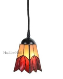 8221 * Hanglamp Tiffany 10x10cm Kievitsbloem