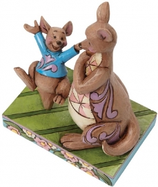 KANGA & ROO "Look Mama, I bounced!" H14cm Jim Shore uit 2015,  4045253 , retired, uitverkocht