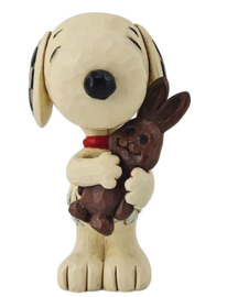 Snoopy with Chocolate Bunny Mini Figurine H7,5cm - Jim Shore 6014342 Retired