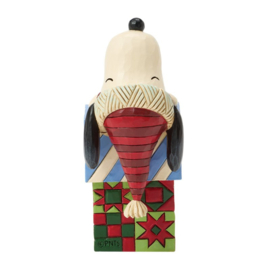 Dreaming of Christmas - Snoopy & Woodstock on Gifts H10cm Jim Shore 6018683 PREORDER