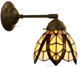 8119 246 * Wandlamp met Tiffany kap Ø15cm Flow Souplesse