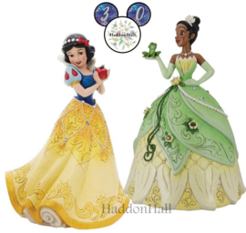 Deluxe Snow White & Tiana 38cm! Set van 2 Jim Shore Statement Figurines , both retired *