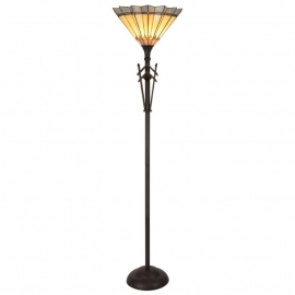 5763 * Vloerlamp Tiffany H184cm Ø45cm Sunrise