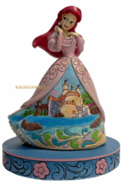 ARIEL Castle Dress + BASE COLOR Ø13cm"Sanctuary by The Sea" Jim Shore 4045241  , retired