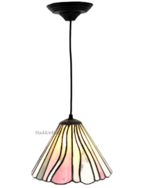 6193 95 * Hanglamp Tiffany Ø20cm Pink Wave