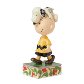 "Head Honcho" Snoopy on Charlie Brown's Head H15,5cm Jim Shore 6016270