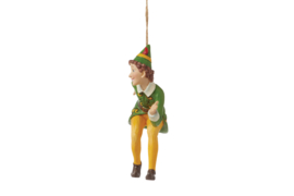 Elf Crouching Ornament H10cm Jim Shore 6015729 *