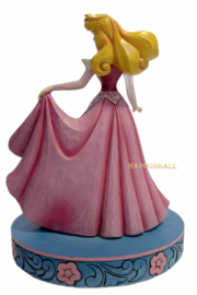 Aurora Castle Dress + BASE COLOR Ø13cm "Once Upon a Kingdom"  Jim Shore 4045242  retired