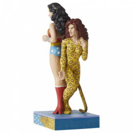 Wonder Woman and Cheetah Figurine H22cm Jim Shore 6005983 , retired *