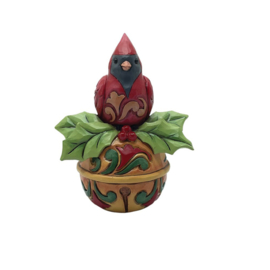 Cardinal on a Gingle Bell Jim Shore 6017279