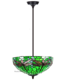 9337GR * Hanglamp - Plafonniere Ø41cm Dragonfly Green