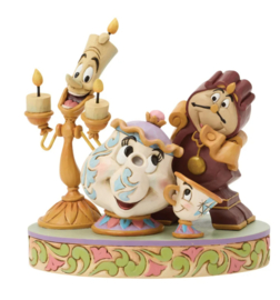 BELLE Set Treasure Keeper" " Heart of the Castle " & BASE COLOR 16cm Jim Shore H18cm Jim Shore