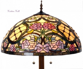 9962 9454  * Vloerlamp Tiffany Ø50cm Grandiflora Ronde voet 