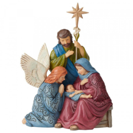 Victorian Holy Family H28,5cm "Child of Grace" Jim Shore 6004185 retired, laatste exemplaar