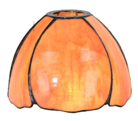 8205 * Wandlamp met 3 Tiffany kappen Ø17cm Tulipa