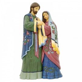 Holy Infant, Born of Grace - Holy Family Figurine - Hoog: 28,5cm Jim Shore 6006652 retired