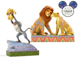 Lion King - Simba -Nala & Rafiki & Simba - Set van 2 Jim Shore beelden