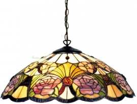 5546 97 * Hanglamp Tiffany Ø44cm Rosegarden
