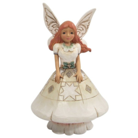 Fairies - Set van 3 Jim Shore beelden H 15cm - Leaf,  Pinecone & Mushroom Skirt aanbieding *