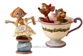 Cinderella - Suzy , Jaq & Gus H11,5cm Jim Shore * komt in maart binnen